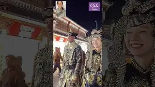 The Stunning Duo's Dazzling Traditional Costume Walk #fashion #Mongolian