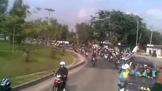 orasi saat konvoi Gesburi/ Video dari Ponsel Saya