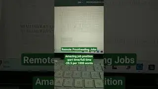Apply today to this remote proofreading job from home #jobsearch #remotework #proofreading #phonejob