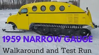 WALKAROUND AND TEST RUN 1959 NARROW GAUGE | BOMBARDIER