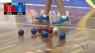 BISFed Boccia America Regional Championships 01.10.2019 Euclides Grisales - Ercileide da Silva (BC4)
