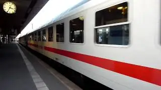 Abfahrt des InterCity  IC 2131 nach Magdeburg Hbf mit E- Lok  