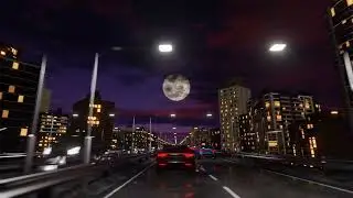 Retrofuturistic Drive &ndash; Night City Lights in Motion | 4K Synthwave Loop
