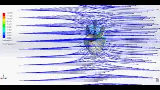 Fluid Flow Simulation Animation of a Probeller
