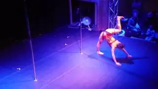 Alisa Pleskova -Winning routine Spider. Israel Pole Art 2016