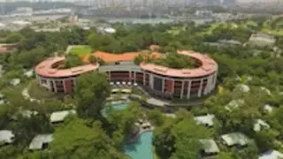Drone Video Shows Singapore Summit Venue
