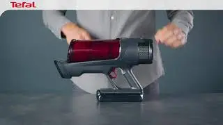 How To Clean the Dust Container of X-Force Flex Handstick Vacuum TY9AD3 I Tefal Malaysia