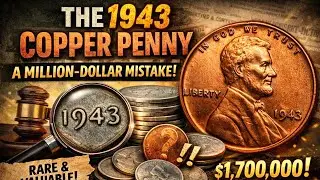 🇺🇸 The 1943 Copper Penny: A Million-Dollar Mistake That Changed Coin History!