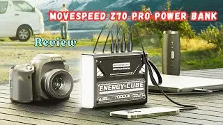 Внешний аккумулятор MOVESPEED Z70 Pro | 70000 мАч 100 Вт для дронов, ноутбуков и телефонов