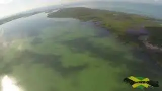 Goat Island Jamaica Aerial Video