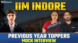Topper’s Mock IIM Indore IPM Interview 🎓 | Real Questions & Best Answers 🤔 | IPMAT Interview Hacks🔎