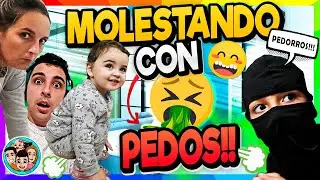 MOLESTANDO a MI FAMILIA con BROMAS 😅💨🤢 &iexcl;&iexcl;QUE VERG&Uuml;ENZA de BROMAS !! 😜😂