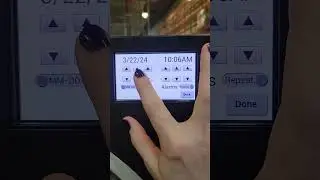Changing your Time and Date, battery location on Harvest Right Machine
