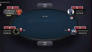 $10/$20 milanov888 Vs Sunni_92 Vs DeanoSupremo Vs enriqMSTacho | High Stakes Poker