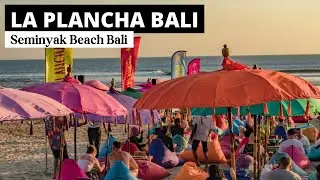 LA PLANCHA BALI 🌸 Spot sunset terpopuler di pantai SEMINYAK | double six bali