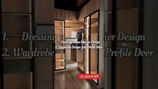 Design of Dressing Room  #shortvideo #shorts #kamar