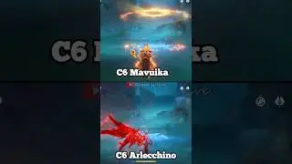 C6 Mavuika vs C6 Arlecchino DPS TEST #viral #genshinimpact #trendingshorts #hoyocreators