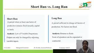 PRODUCTION FUNCTION ANALYSIS | MANAGERIAL ECONOMICS | SNSINSTITUTIONS