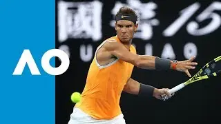 WOW! Rafa's incredible around-the-net forehand (CPA Shot of the Day) | Australian Open 2019
