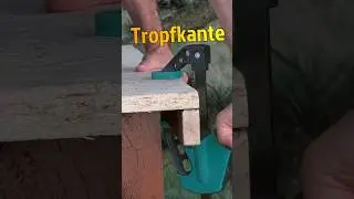 Regenrinne oder Tropfkante ? 🤔 #Flachdach #Dachrandabschluss #handwerk #howto