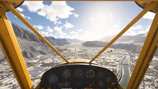 Winter Alpine Flight to Bolzano | Cockpit Ambience ASMR