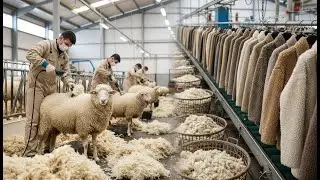 Inside Wool Factory: See How Sheep Become Premium Winter Coats