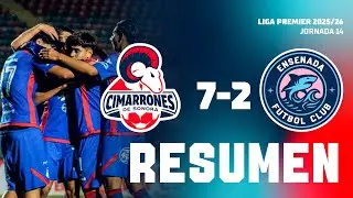 &iexcl;Victoria con CATEGOR&Iacute;A!🔥⚽ | Cimarrones 7-2 Ensenada FC | Liga Premier 25/26 J14