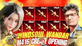 New M416 Crimson Skyblade Crate Opening 🔥 Full Upgrade Showcase | BGMI New Gun Skin