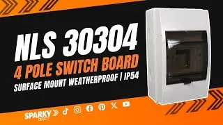 NLS 30304 | 4-полюсный всепогодный распределительный щит для поверхностного монтажа | Класс защит...