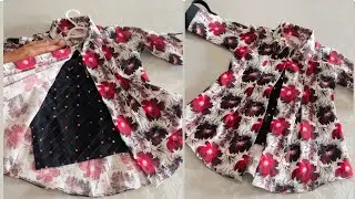 How to cut and stitch Designer baby dress.Boutique style dress cutting stitching for 1 to 2 year.