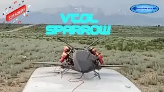 VTOL Drone Sparrow UDD Prod Model 1st Lift Test Flight
