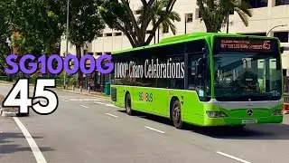 (RARE) Joyride - 🟢 SG1000G on SBS Transit Bus Service 45 [Mercedes Benz Citaro (Batch 3)]