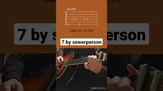 7 by sewerperson- Acoustic Guitar Tab #shorts