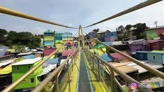 🇮🇩 Over the Rainbow Village (Kampung Warna Warni) and the Blue Village (Kampung Biru), Malang