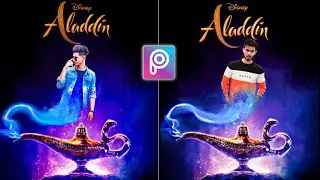 Aladdin Concept Art | PicsArt Tutorial 2020 | Trending PicsArt Editing | RTWORLD