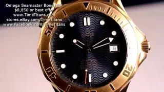 Omega Seamaster Professional Bond 18K Solid Yellow Gold 41MM COSC Cal. 1120 Rare