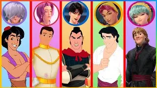 SAJA BOYS 🖤Li Shang = Jinu |💜Aladdin = Mystery |💖Charming = Romance |🩵 Kristoff = Baby |💗Eric = Abby