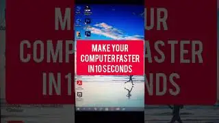 How to make your 🖥Computer faster in 10 seconds #shorts
