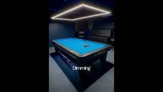 All NEW Dimmable Perimeter Billiard LED Pool Table Lights