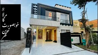 Modern Design 8 Marla Brand New luxurious house for sale in Bahria town Lahore 