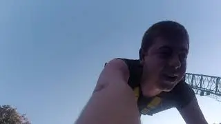 Bungee Jumping Mario 90 метров высоты Влад Бершадский