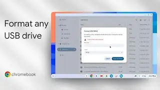 How to Format a USB Flash Drive on Chromebook
