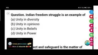 Indian freedom struggle is an example of