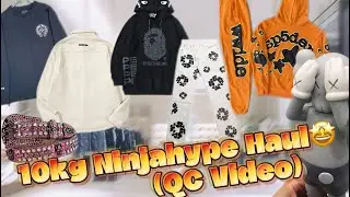 Ninjahype 10kg Haul QC Review (Chrome Hearts, Fear of god, Denim Tears, BB Simon Belt, Bape Hoodie)