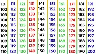 1 to 200 counting || 1 se 200 tak ginti #ginti #counting #गिनती 