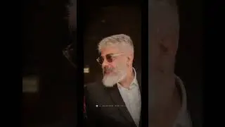 AK 61 🔥 thala new look mass BGM AK 61 first look video status Tamil....☠️