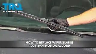 Как заменить щетки стеклоочистителя на Honda Accord 1994-1997 годов