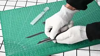 Snap-Off Knife 30 Degree Film Cutting Knife Box Cutter for Wallpaper, Paper, Crafts, Cartons