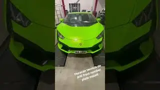 Lamborghini huracan tecnica , front number plate bracket
