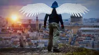 The Angle Wings Photoshop Manipulation Tutorial - Photoshop CC 2019